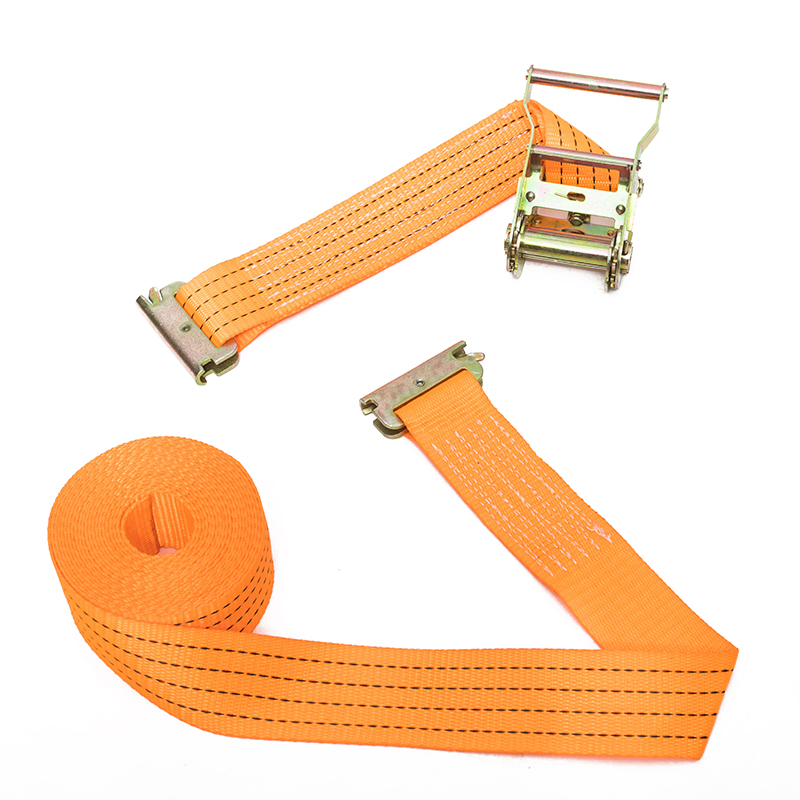 2 tum 50 mm*2t bindning av remmen med E Hook Truck Ratchet Tiedown E-Track Ratchet Strap Loading Straps