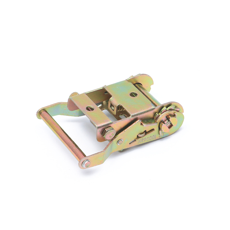 2 tum 50mm 2000 kg/4400 kg gul zinkpläterad spärrbunden spänne för surrbälte