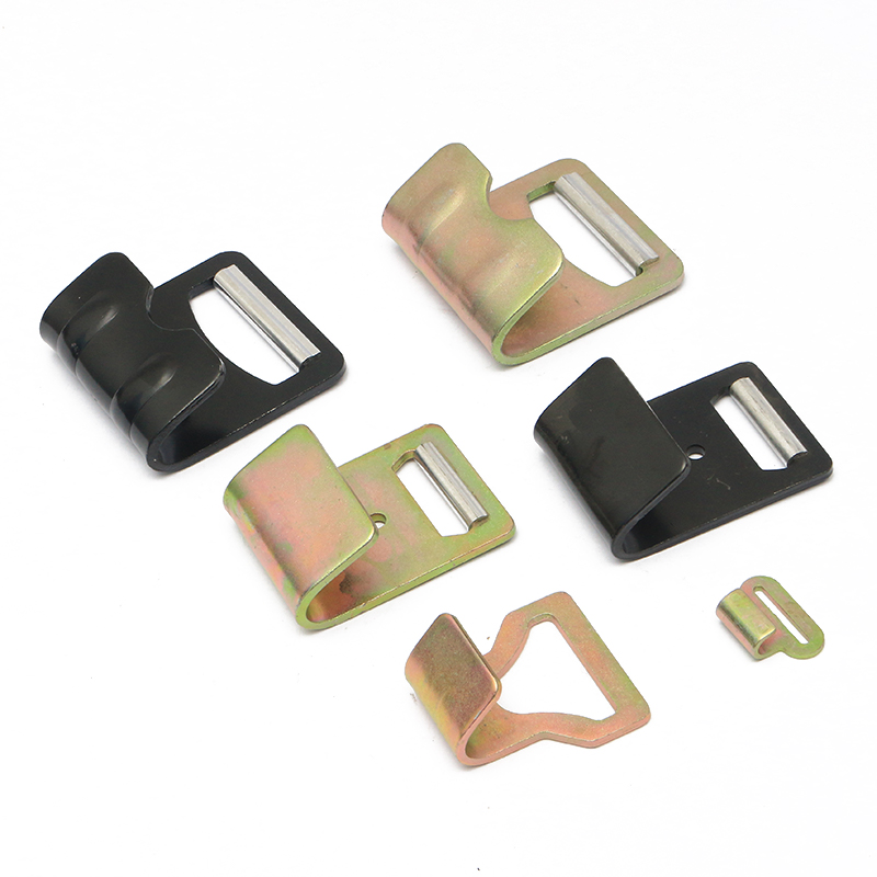 2 tum svart e-beläggning metall platt j krok