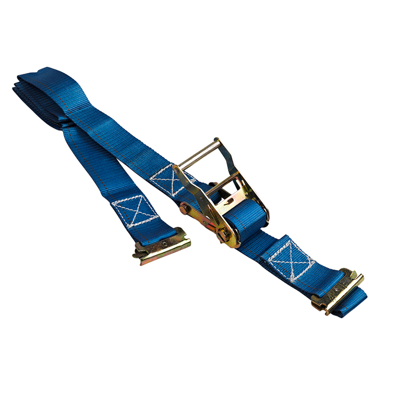 2 tum 50 mm*2t bindning av remmen med E Hook Truck Ratchet Tiedown E-Track Ratchet Strap Loading Straps